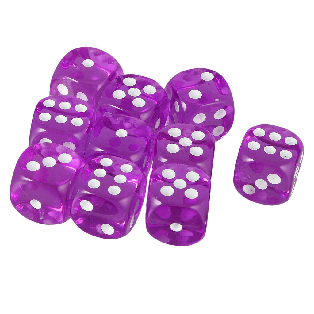 20 Pieces Six Sided Dice Digital Dice D6 Set for DND RPG Role Playing Games