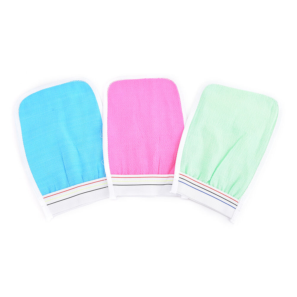 Bath Scrub Glove Shower Body Exfoliating Cloth Sponge Puff Random Deliver.l8