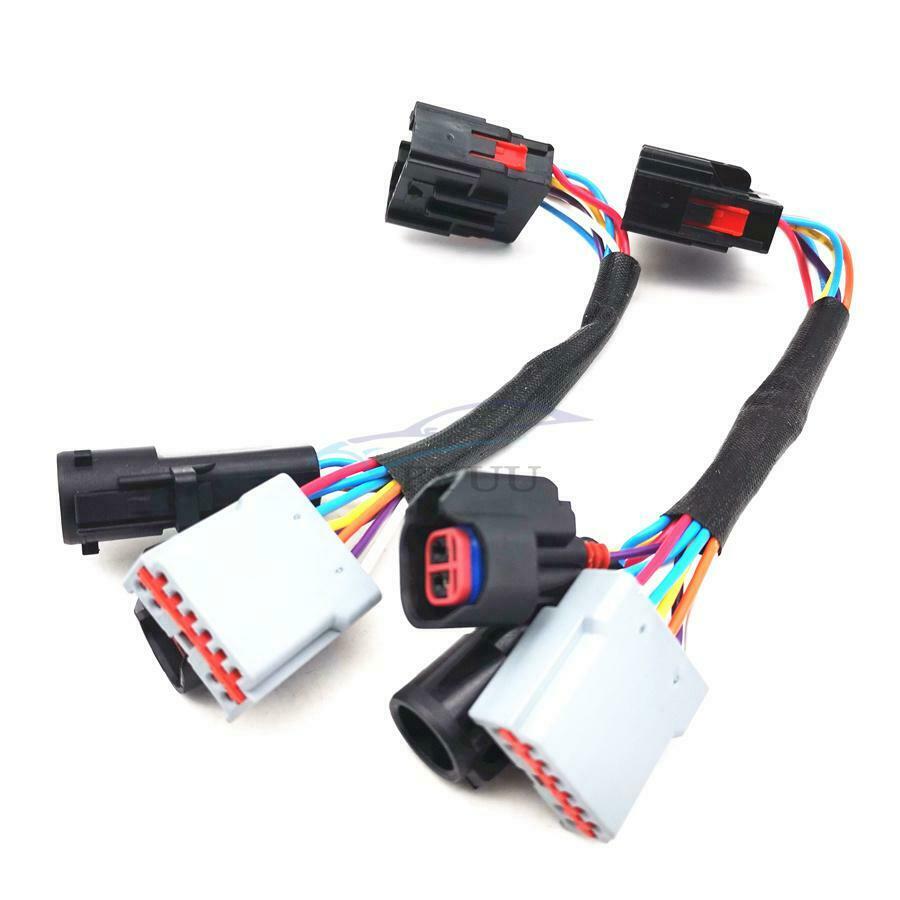 1 Pair Rearview Mirror Wiring Harness For Ford F250-F550 Models Trucks 1999-2007