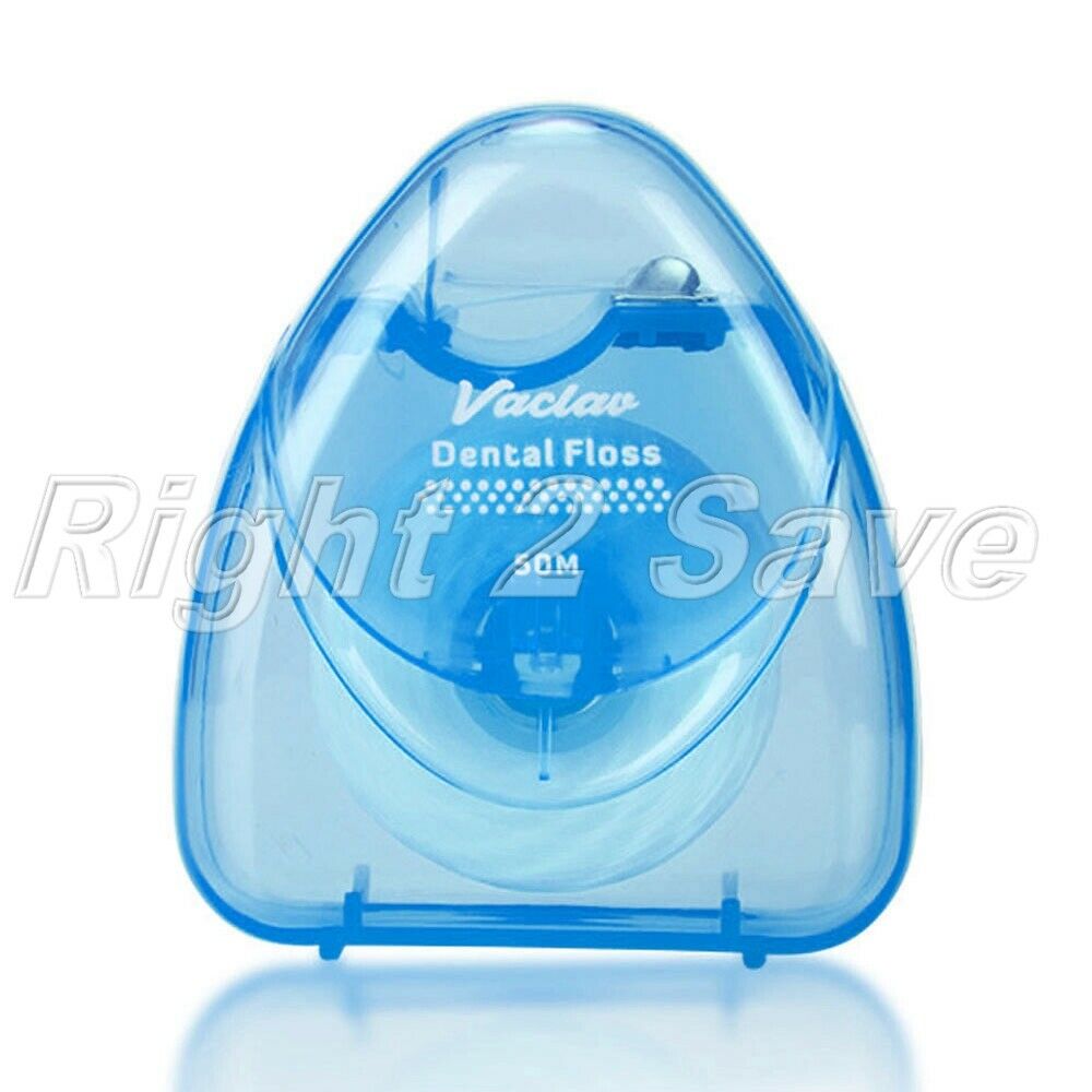50m Dental Flosser Floss Spool Wax Mint Toothpick Dental Care Oral Hygiene