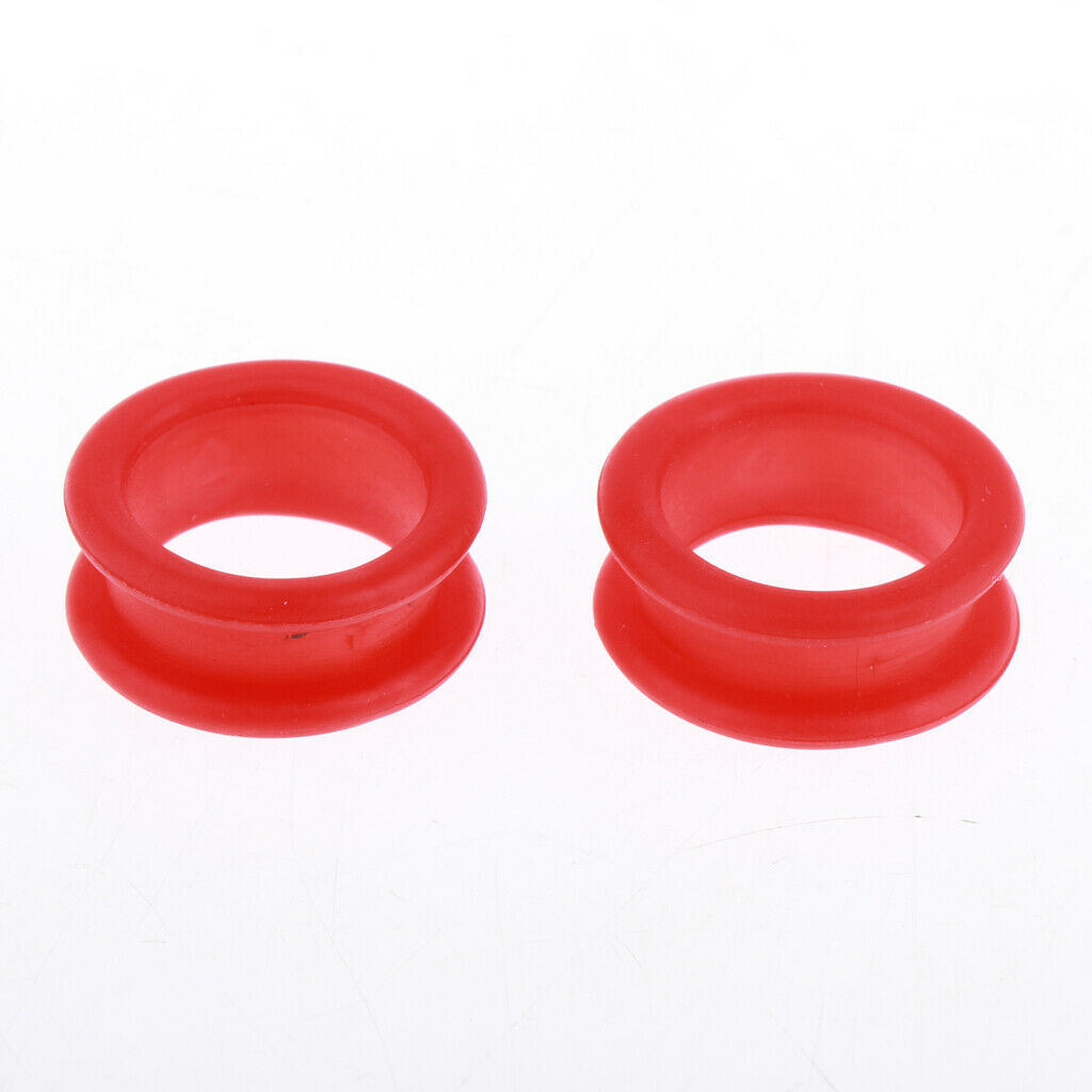 10x Barber Hairdressing Shears Scissors Finger Ring Grips Inserts Red