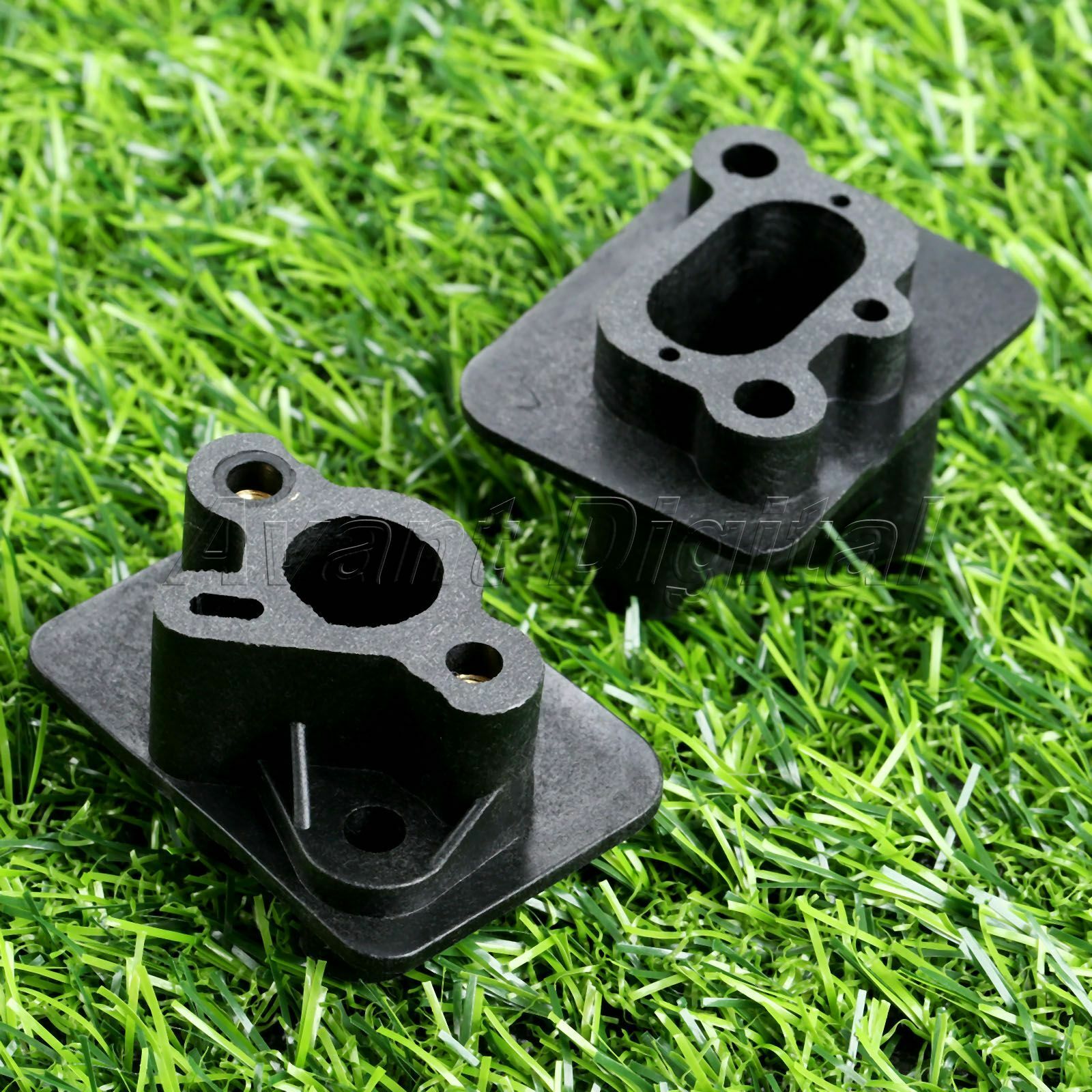 40-5 43CC 52CC Brushcutter Trimmer Intake Manifold Carburetor Base Parts 2pcs