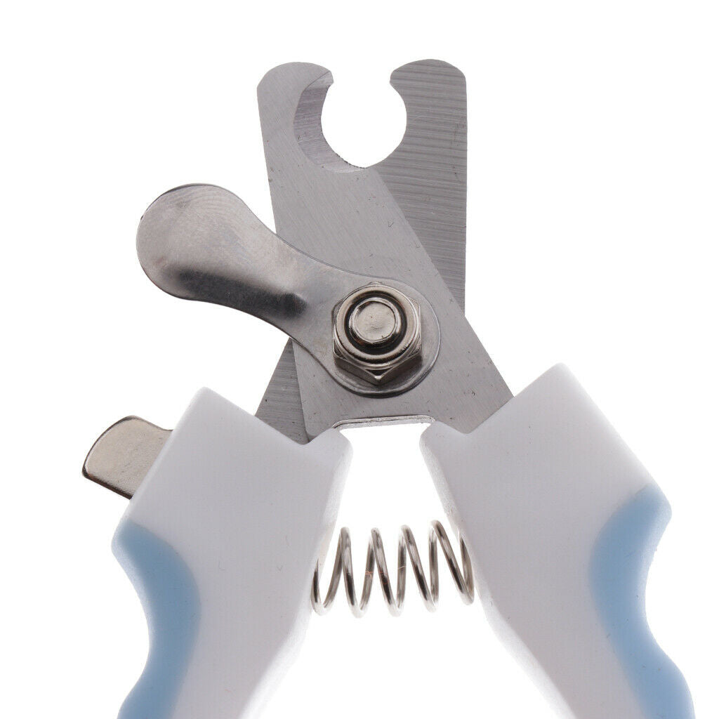 Pet Nail Clipper Scissor with File, Safety Dog Cat Nail Trimmer  Small