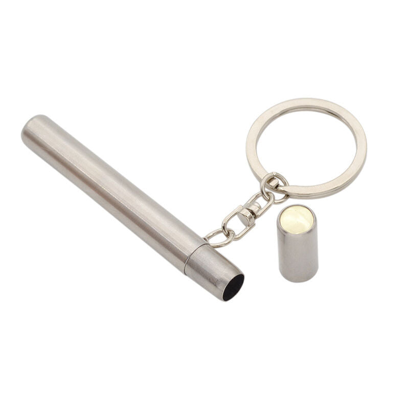 Waterproof Toothpick Holder Key Ring Portable Outdoor Travel Kit Keychain New