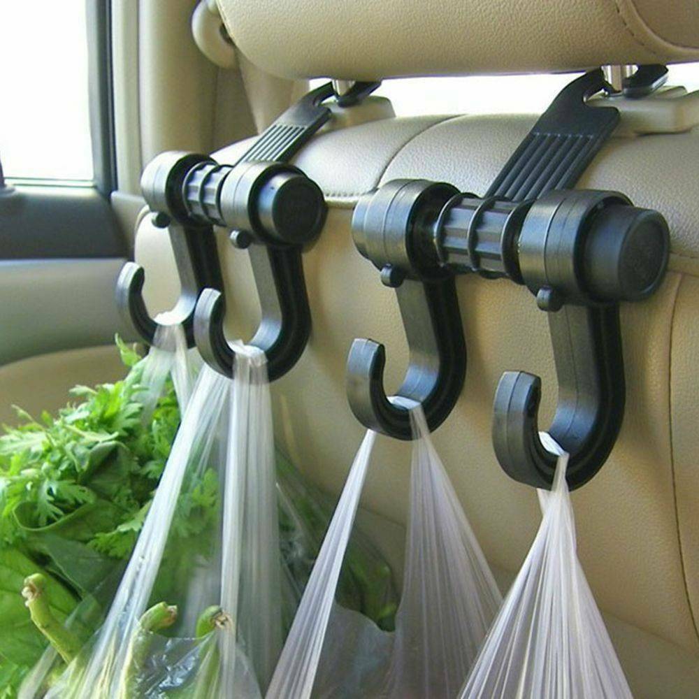HOT Car Back Seat Headrest Hanger Holder Double Hooks Clips Interior Accessories
