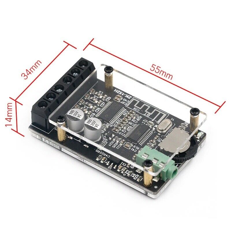 Mini Bluetooth Digital Power Amplifier Board Module 10W/15W/20W Dual Channel SM1