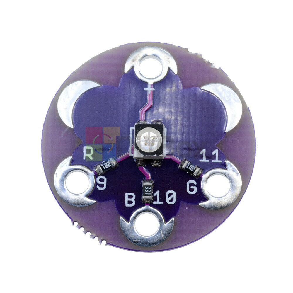 [5PCS] LilyPad Tri-Color LED RGB Module For Arduino