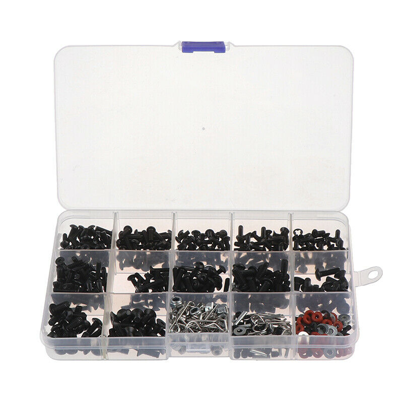500PCs Repair Tool and Screws Box Set for 1/10 HSP RC .DD