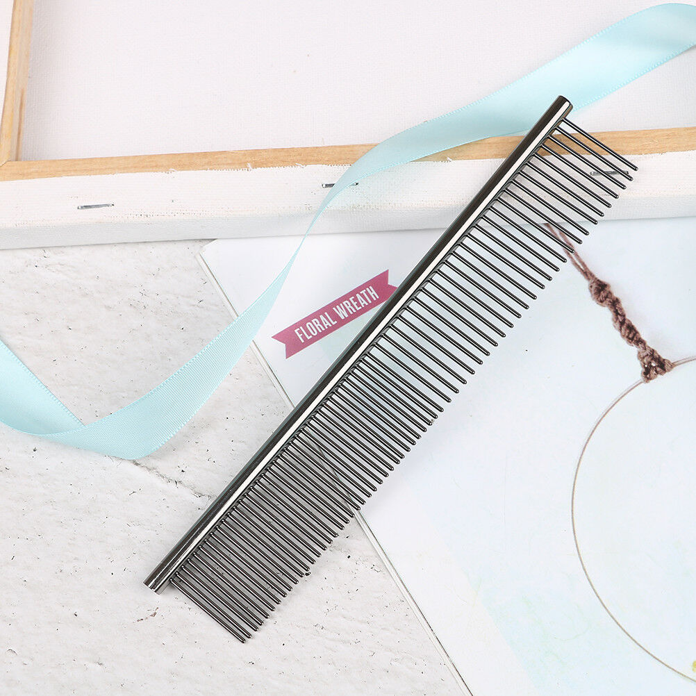 Stainless steel hair comb brush shedding flea for cat dog pets trimmer groomi SJ