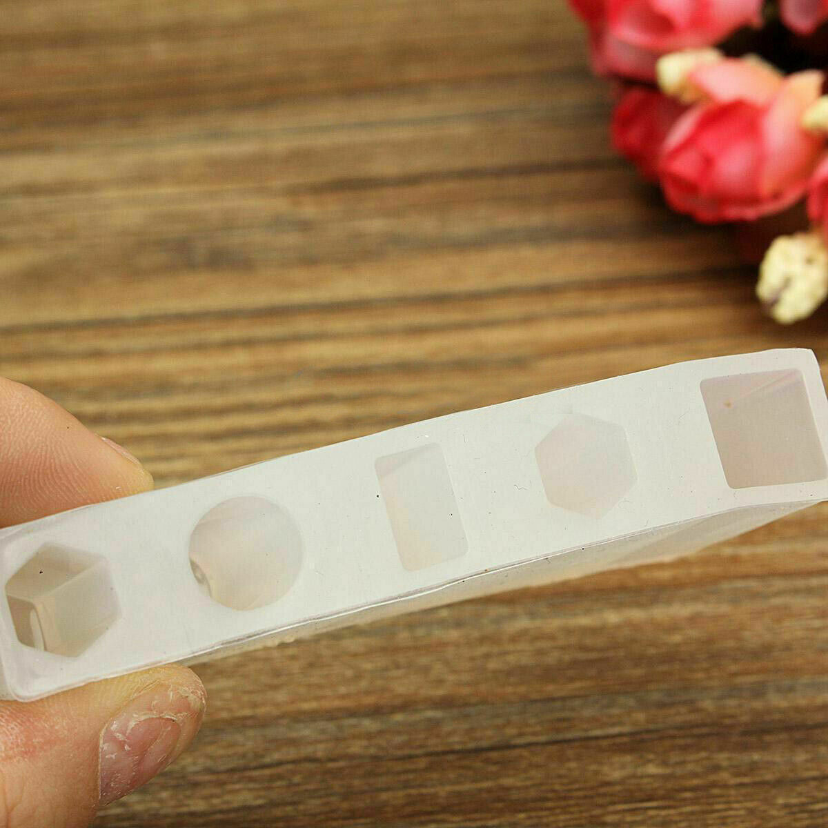 Handmade Crystal Glue Silicone Mold DIY Jewelry Pendant Necklace