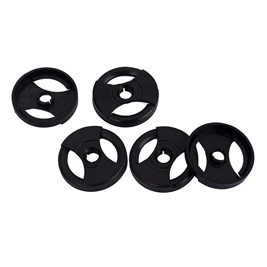 5Pcs Phonograph Turntable Record Adapter for 45RPM Phonograph Accessories