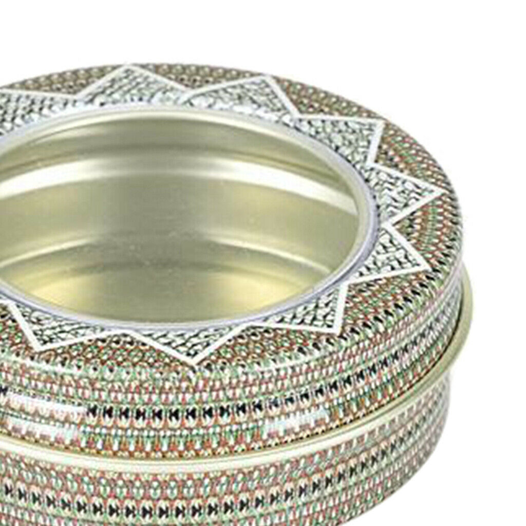 Multi-Use Empty Storage Tin Container, 5 Pack Aluminum Tin Jar with Screw Lid