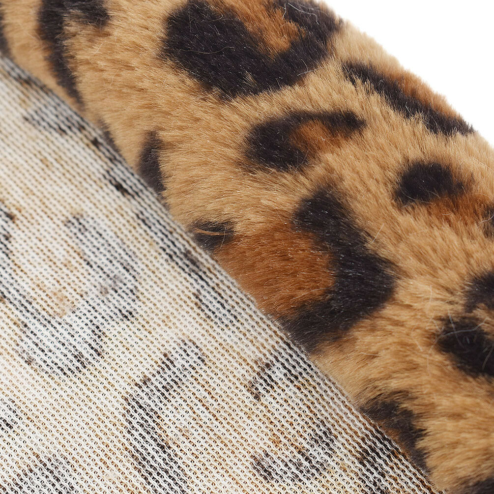 21x29cm Leopard Immitation Fur Fabric Bags Bows Sewing Material  DIY Accessories