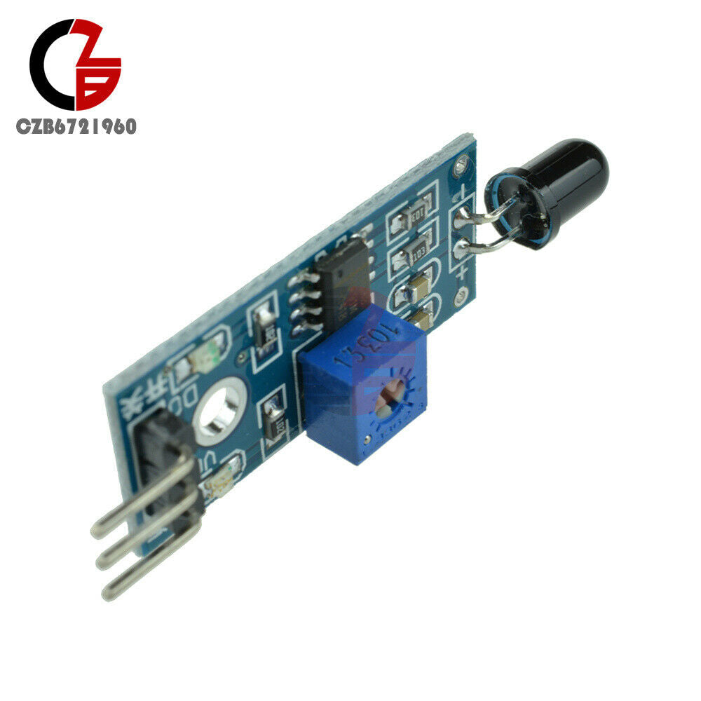 2PCS Flame Detector 760-1100nm Light Detection IR Infrared Sensor LM393 Module