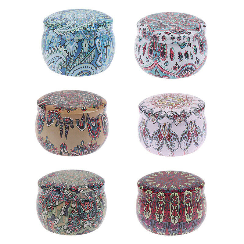 1X Candle Tin Jars DIY Candle Making Holder Storage Case Empty box Tin Ca.l8