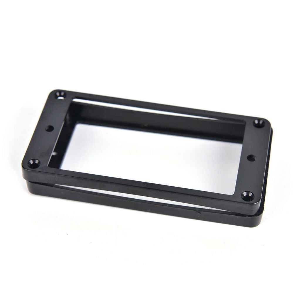 2pcs Humbucker Bridge Pickup Mounting Ring Frame Surround for Guitarblack.l8