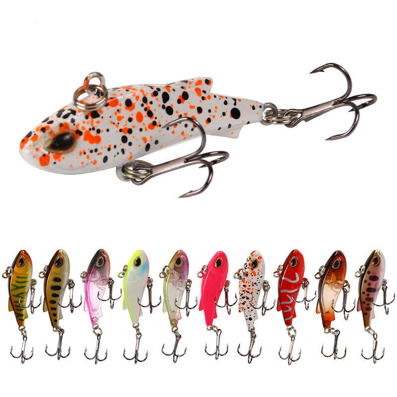 10pcs Set Minnow Fishing Lure 4.5cm 4g Wobblers Crankbait Hooks Bass Pesca Baits