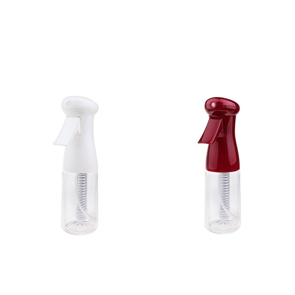 2Pieces 0.3L Hair Mist Spray Bottle Plastic Water Sprayer Water Mister