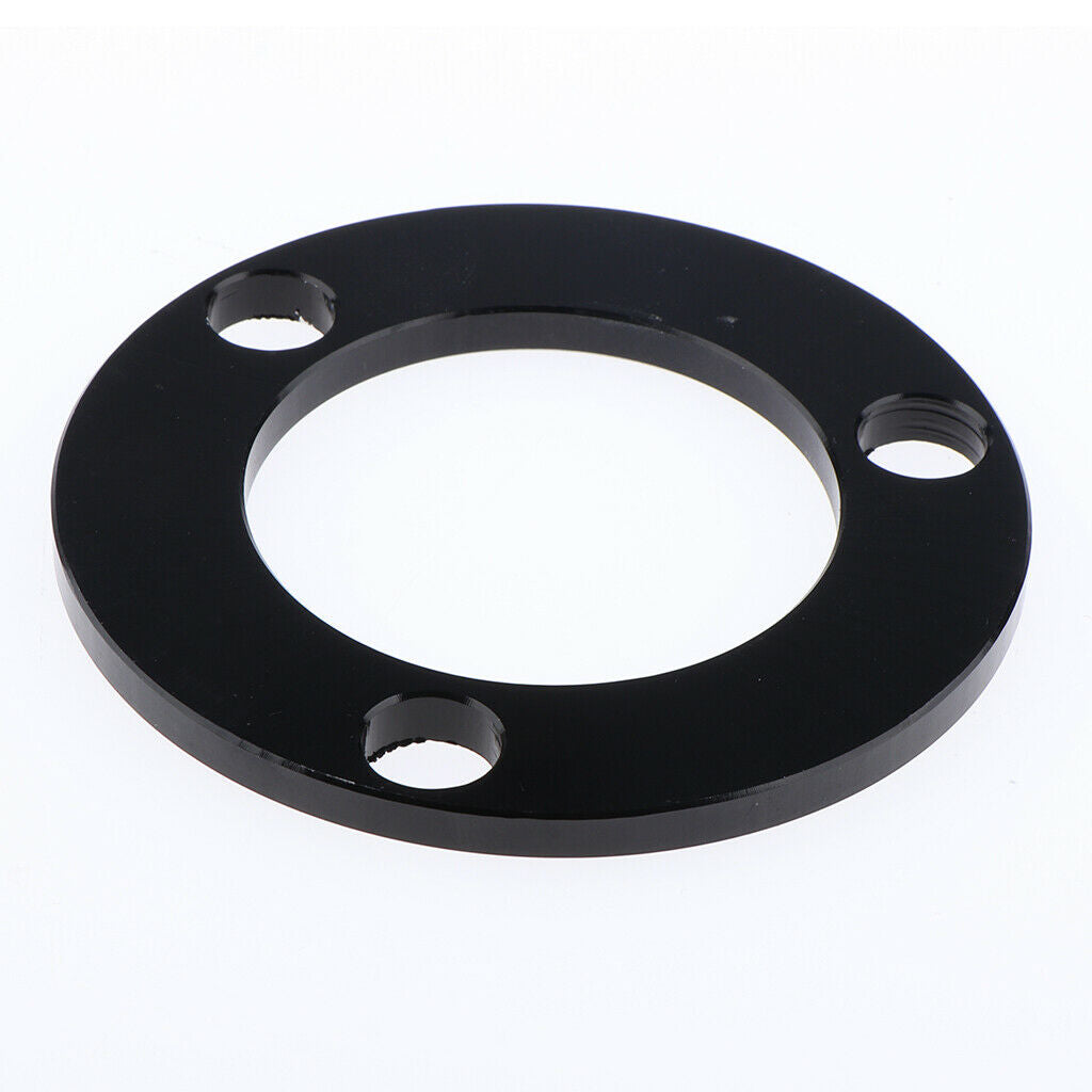 3 Bolt Aluminium Motorcycle Hub Spacer Brake Disc Rotor for Electric Bike Black
