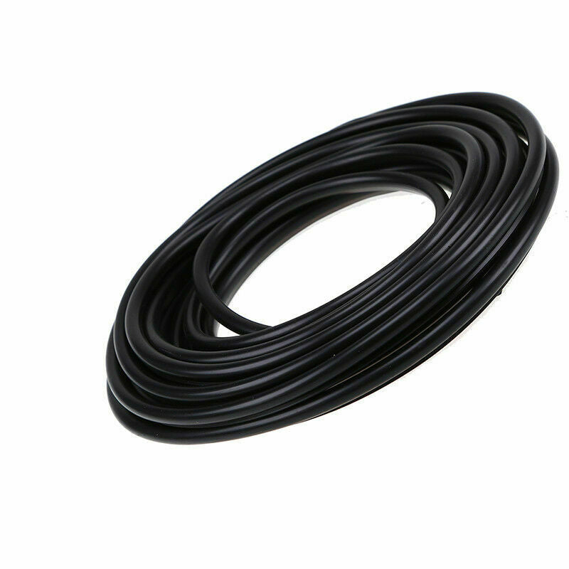 Car Door Edge Lip Strip Guard Protector Moulding Trim Anti Dent Scratch Black 5M