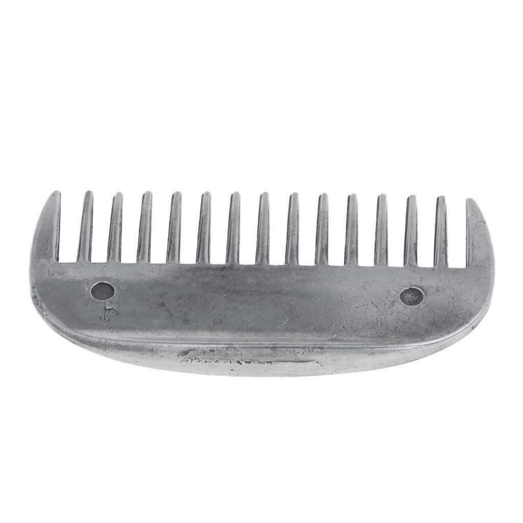 Stainless Steel Horse Curry Comb Brush Grooming Equestrian Supplies