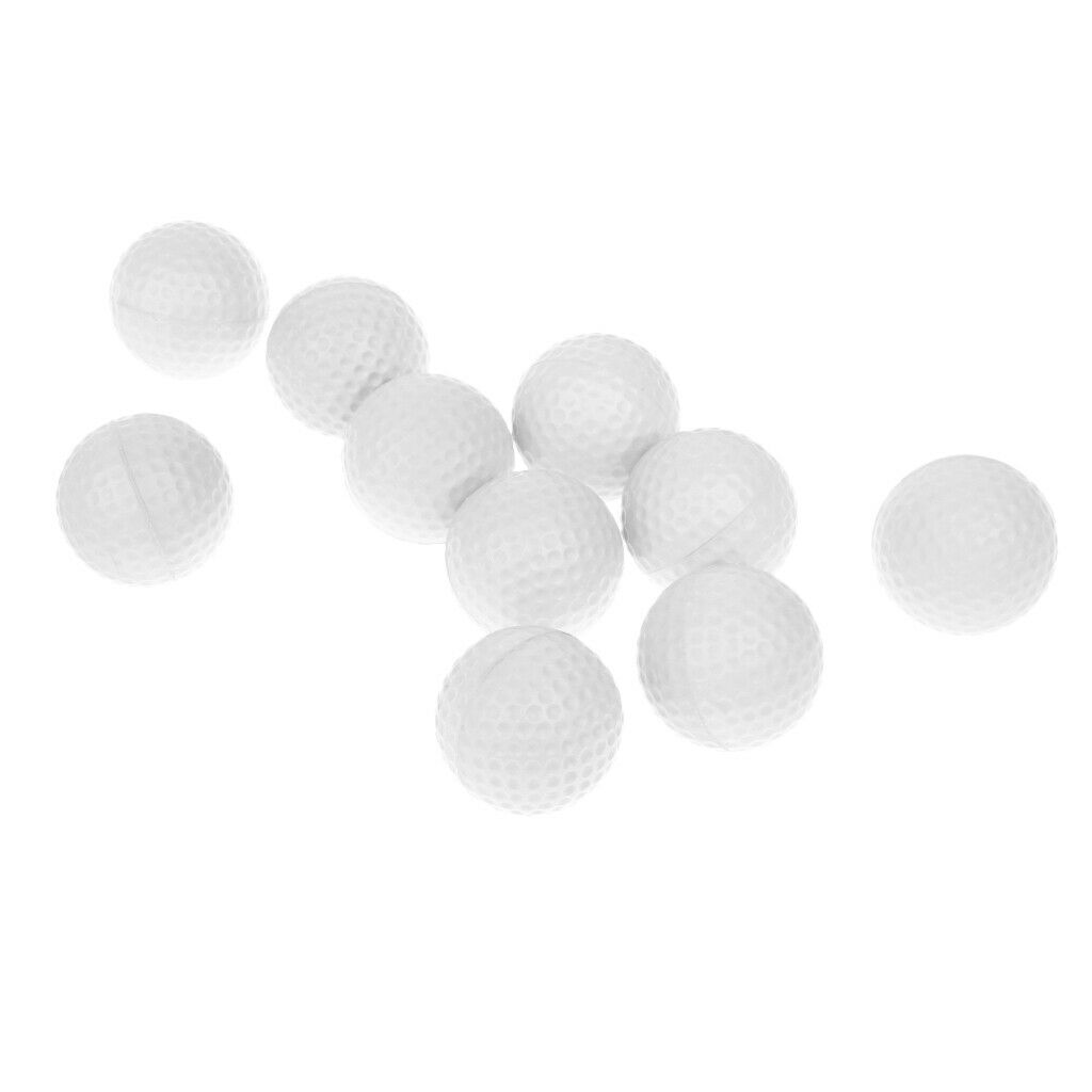 Pack 30 42mm Soft PU Foam Sponge Golf Balls Training Ball for Home Office