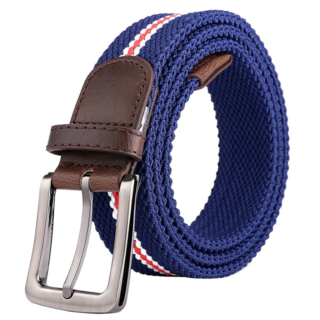 Casual Knitted Canvas Belt Outdoor Web Belt Work Military Sports Waistband