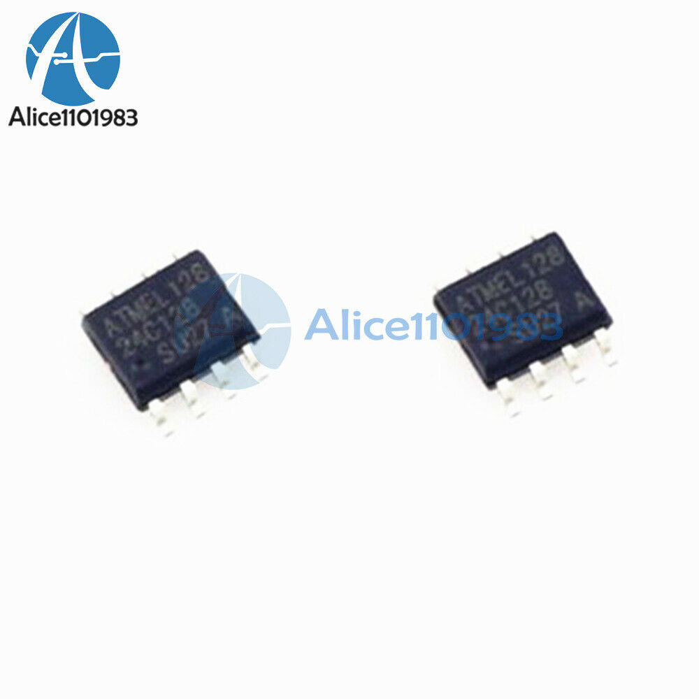 5PCS AT24C128 SOP8 24C128 IC EEPROM 128KBIT 1MHZ