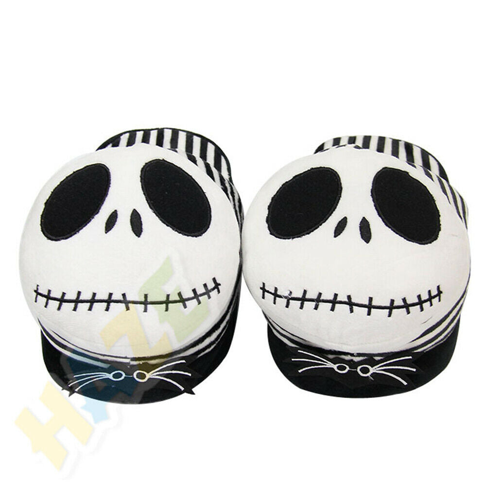 The Nightmare Before Christmas Jack Skellington Anti Slip Warm Slippers Unisex