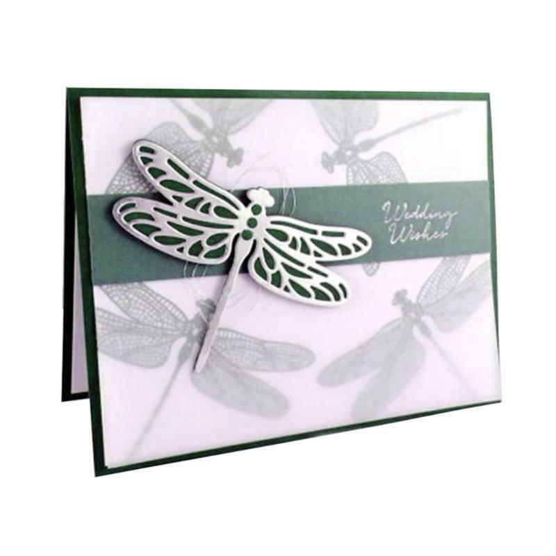 Dragonfly Shaped Frame Carbon Steel Cutting Dies DIY Scrapbooking Photo Album
