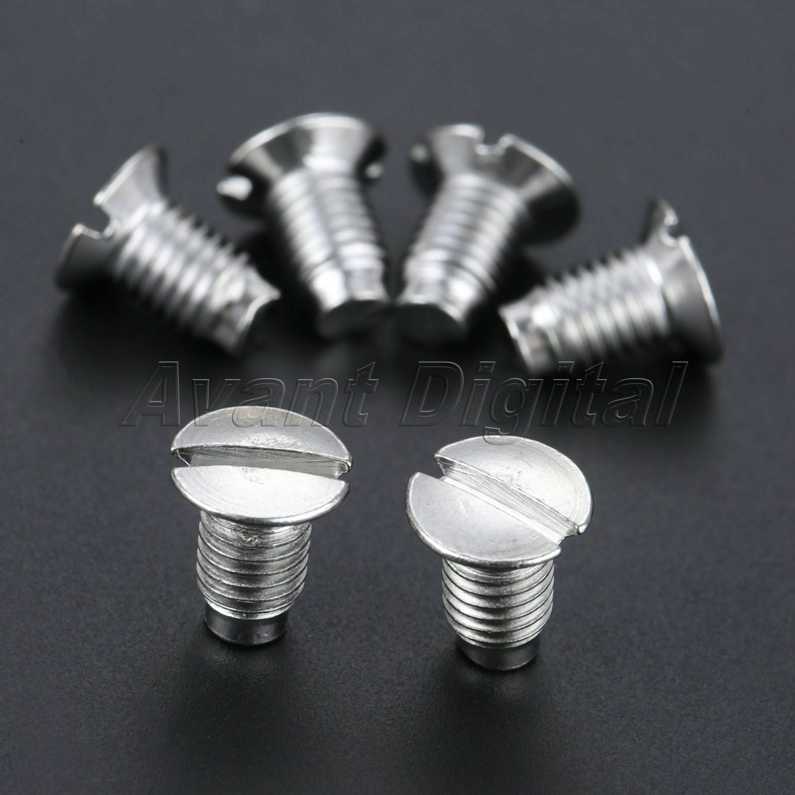 50Pcs Stainless Steel Needle Plate Screws Industrial Sewing Machine Accessories