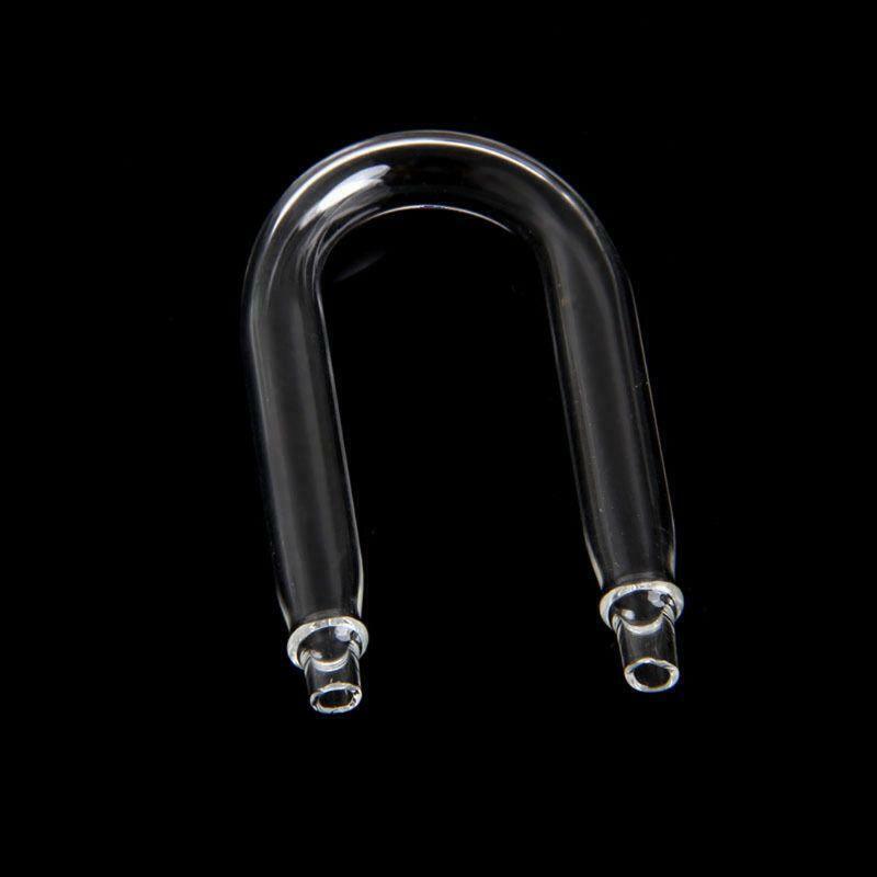 Oawjeen New Quarium Fish Tank CO2 Diffuser Check Valve U Shape Glass Tube Cup