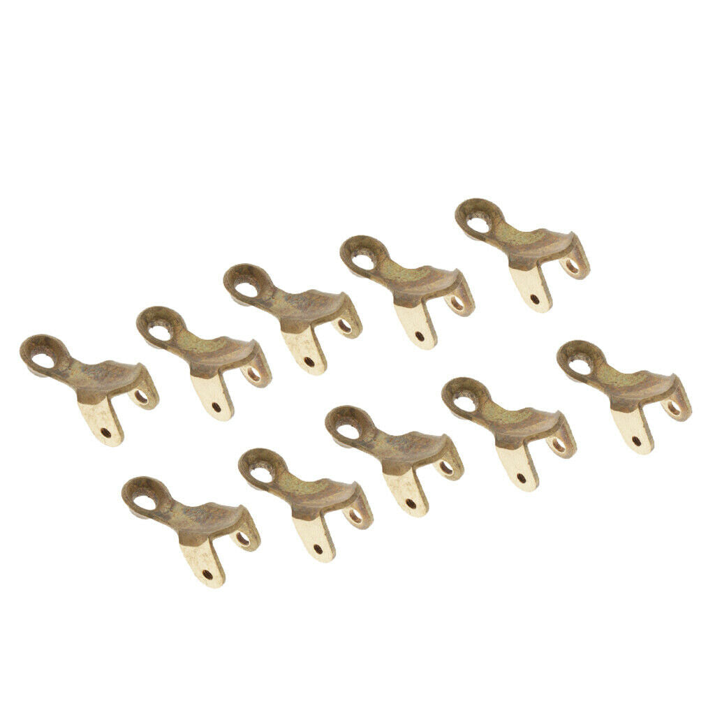 Pack of 10 Trumpet Parts Copper Set Metal Trumpet Musical Tube Accessories