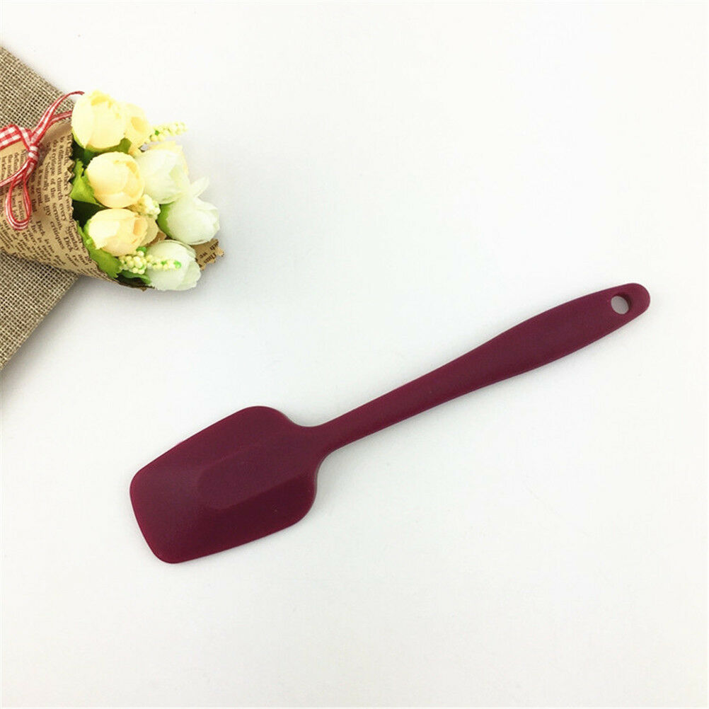 Silicone SpatulaBaking Rubber Scrapers integrated high temperatures resist.l8