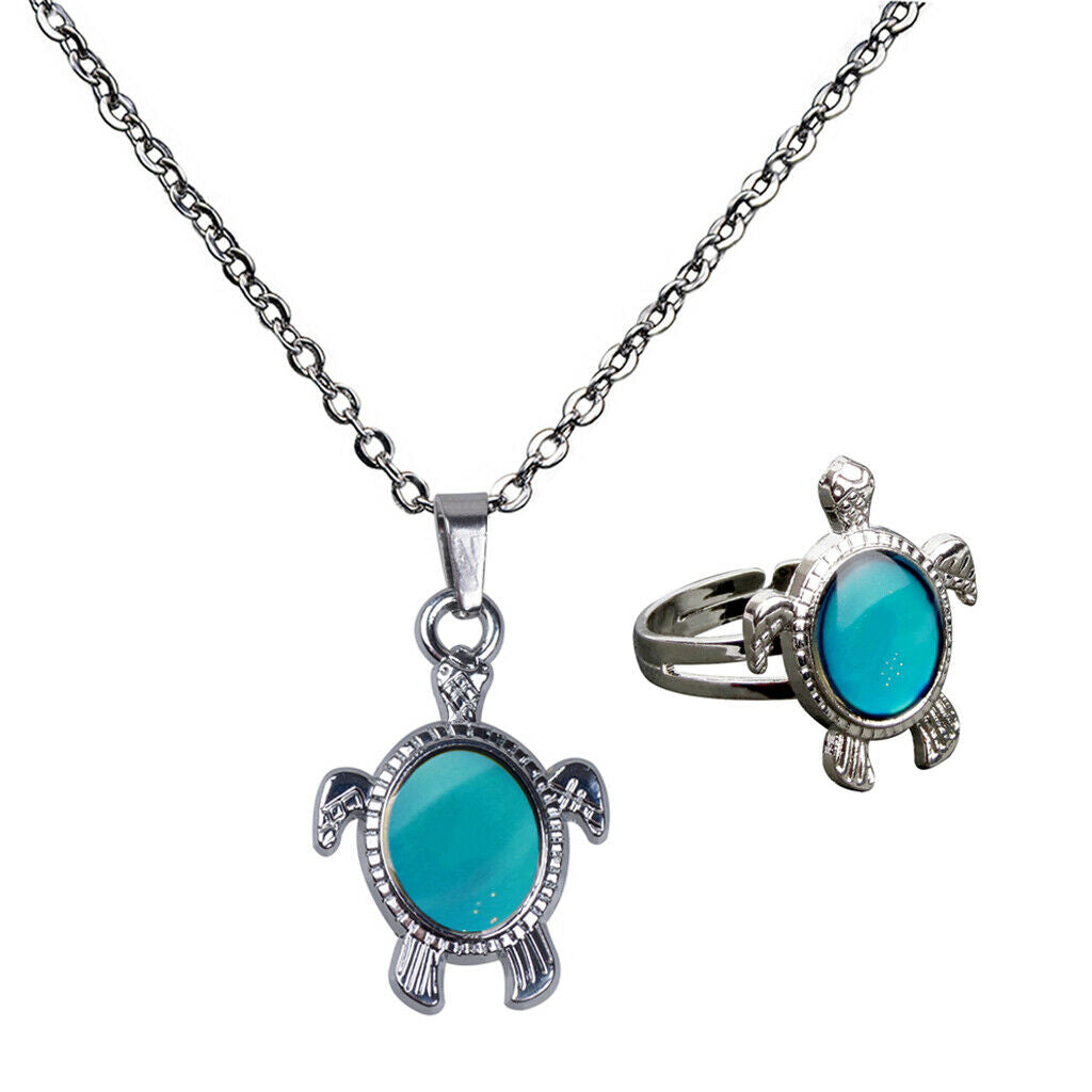 Temperature Necklace  Color Change Jewelry Set