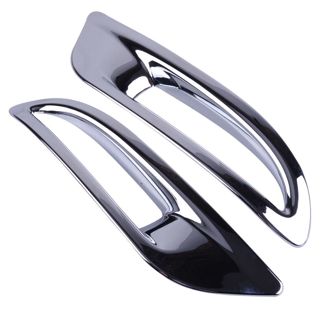 Pair Chrome Rear Fog Light Cover Fit for Mazda 6 Atenza 2013-2015 as
