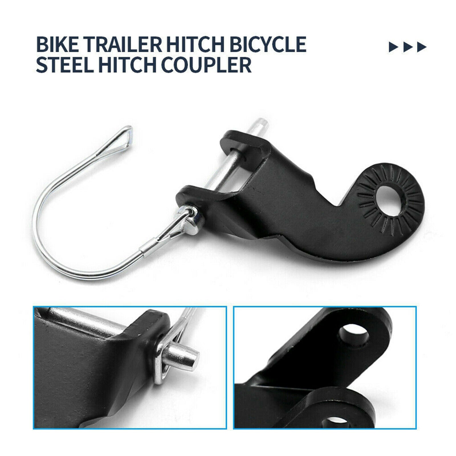 Bicycle Trailer Hitch Coupler Bike Coupler Attachment Adapter Replacement