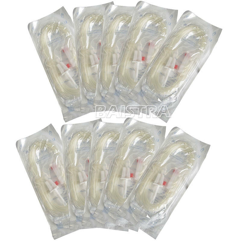10 X Dental Oral Irrigation Disposable Kit Hose Tubing Set Tube Surgic