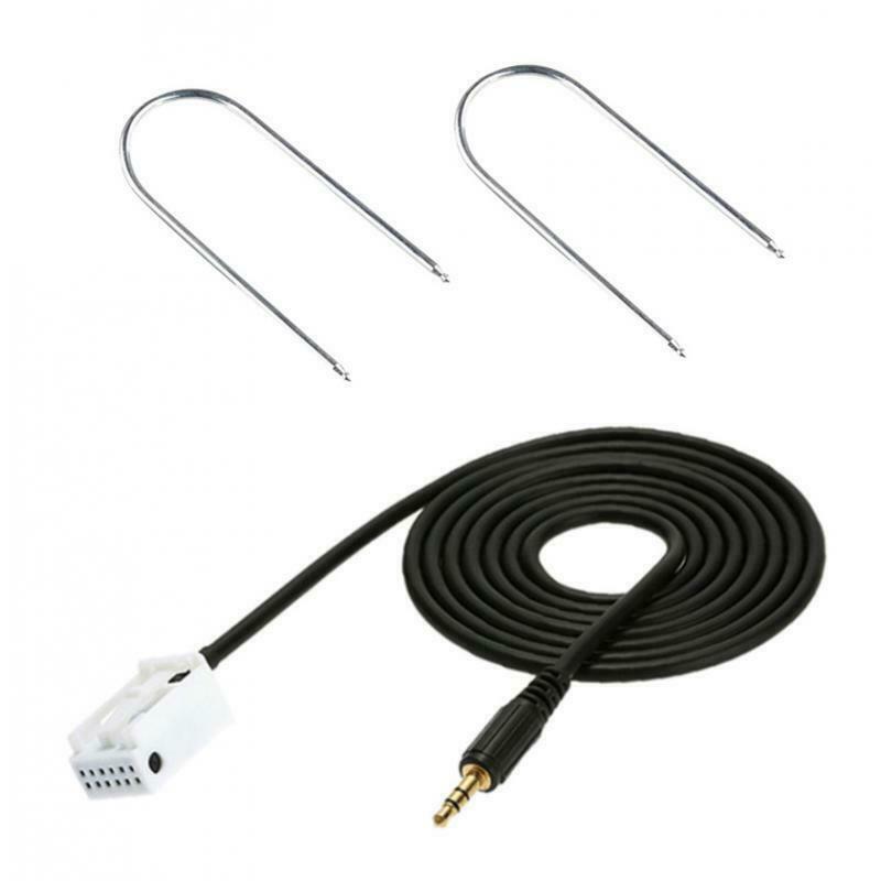 Car Stereo Aux input Cable Adaptor For Peugeot 307 308 407 408 Citroen C2 C5