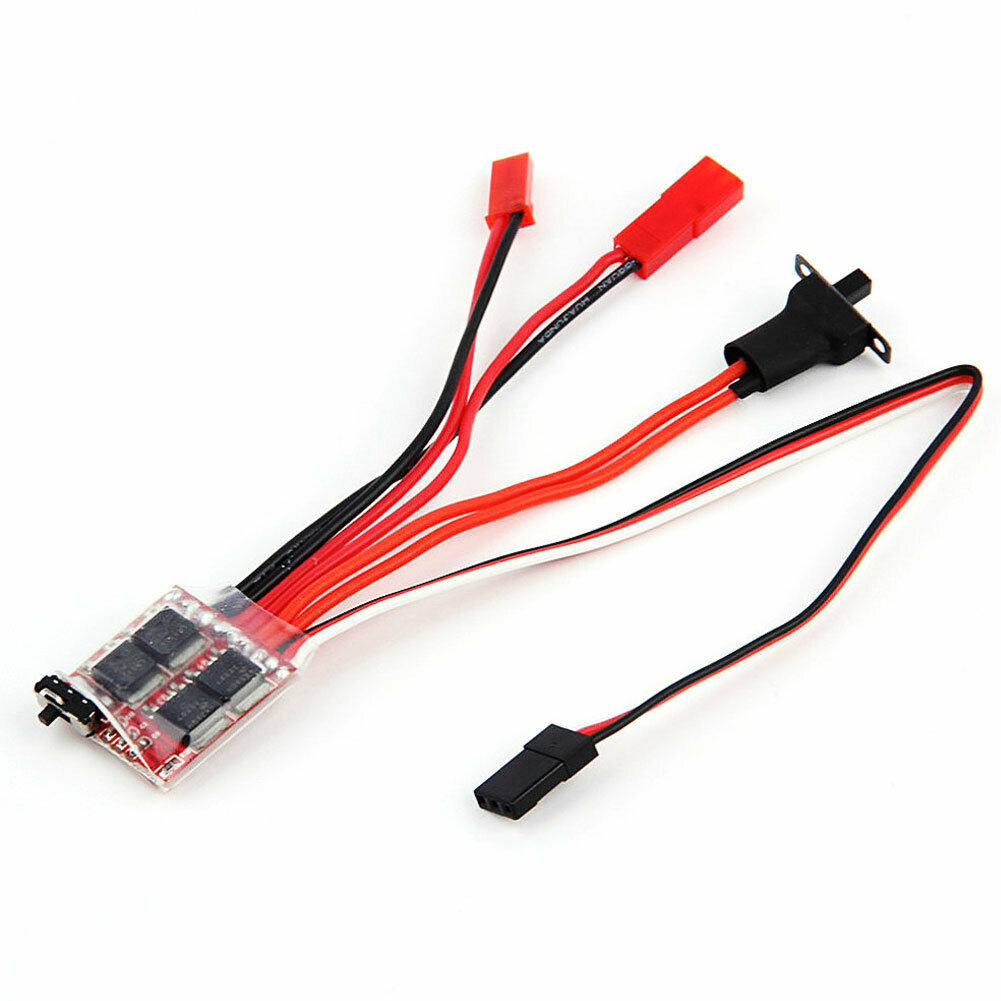 2KHz 20A ESC Auto Brush Motor Speed Controller Brake For RC Car Boat Truck PR
