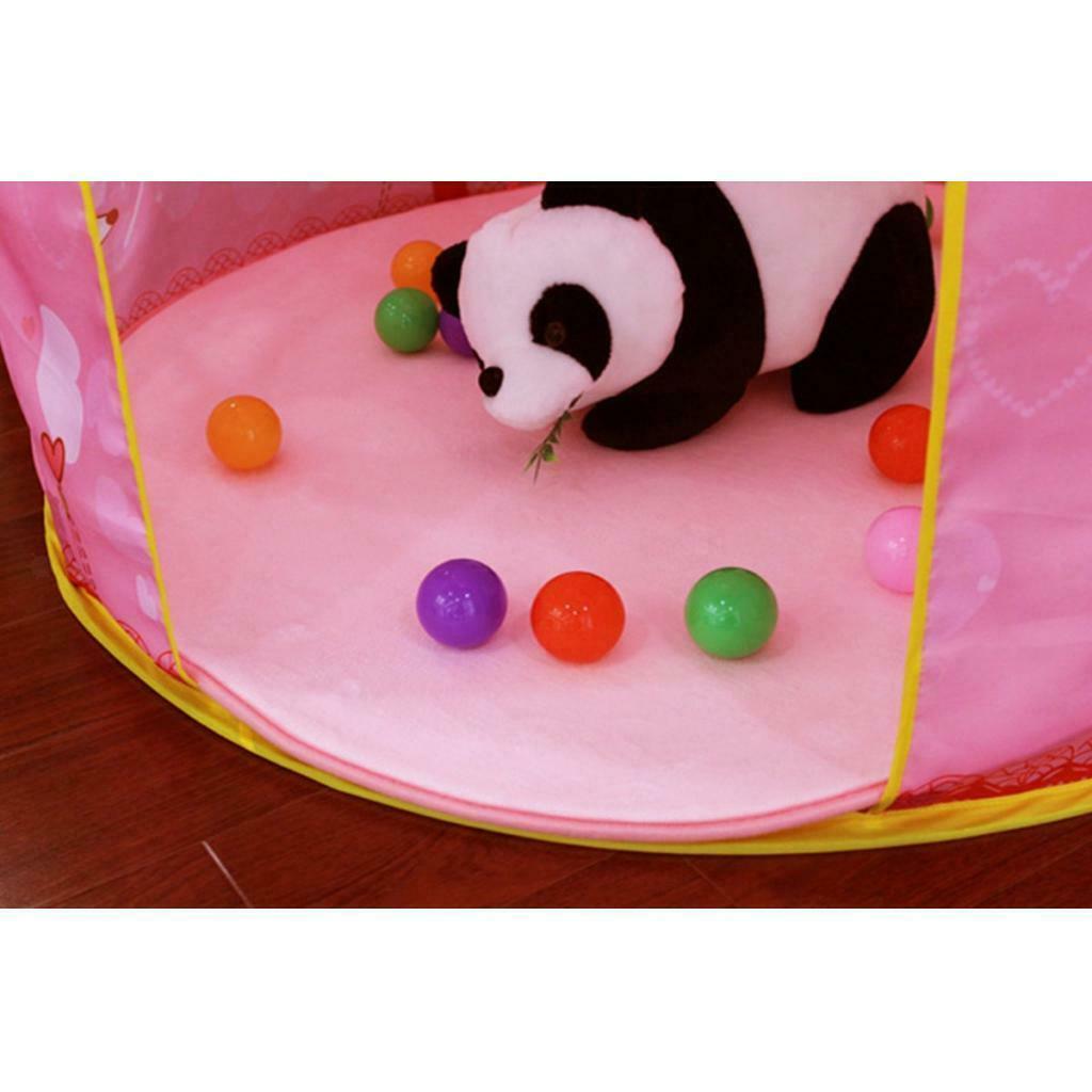 Circular Plush Crawling Tent Pad Area Rugs Diameter Bedroom Playhouse Pink