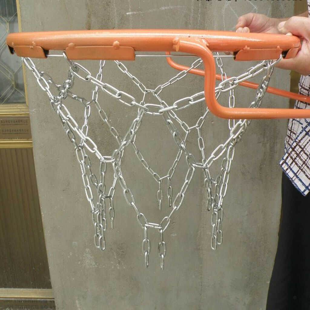 Metal basketball net, metal net, steel chain basketball net
