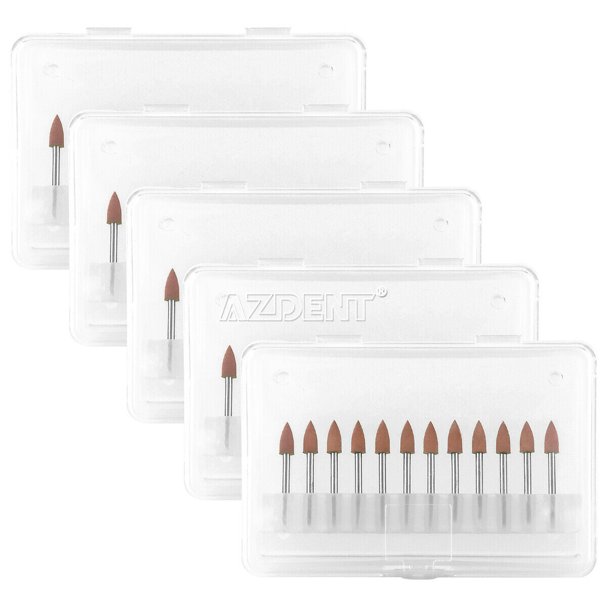 5 Kits Dental Silicone Polisher 0413 Friction Grip abrasive FG Mini Points
