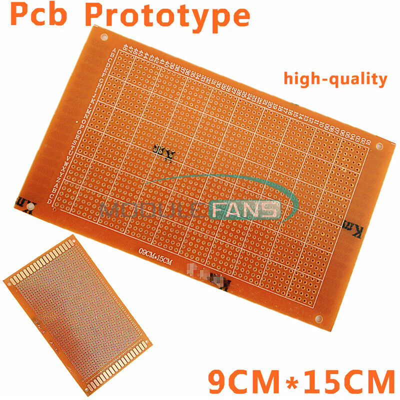 20Pcs DIY Prototype 9 x 15 cm Paper PCB fr4 Universal Board Prototyping PCB Kit