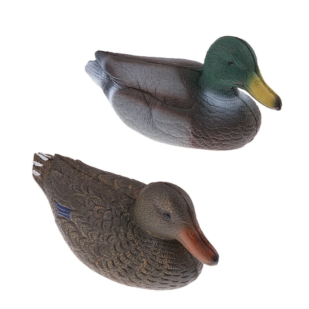 2 Pieces DUCK DECOY Floating Duck Decoy for Hunting Garden Decor
