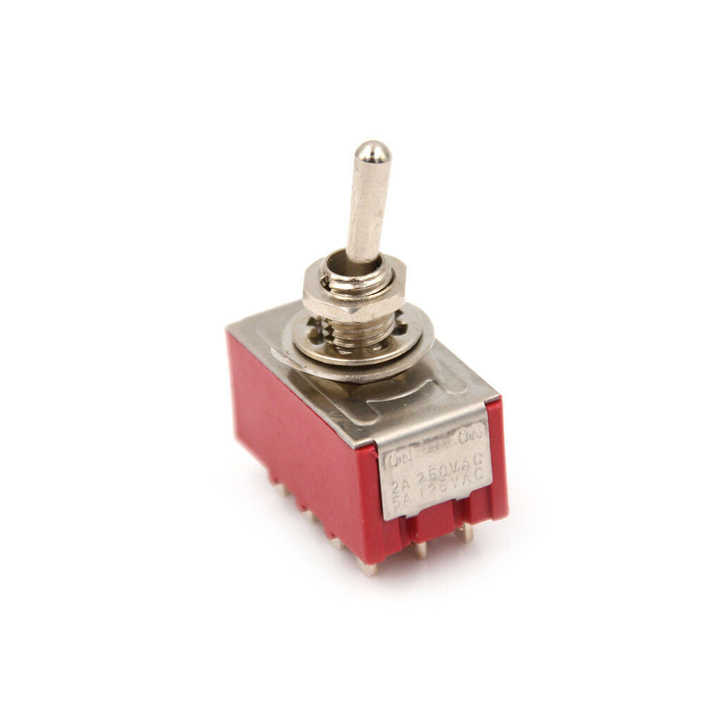 2A250VAC 5A125VAC 12 Pin 4PDT ON/ON 2 Position Mini Toggle Switch MTS- KoF1Y WF