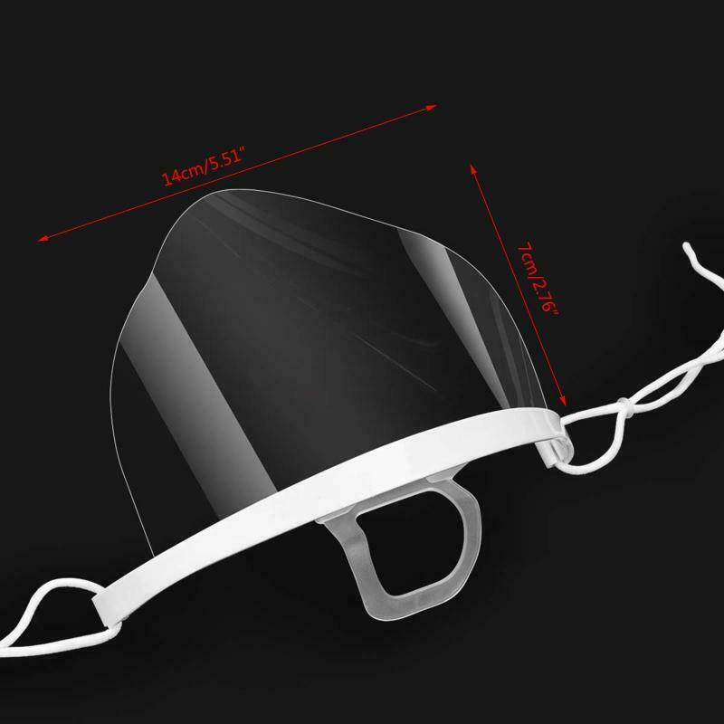 Transparent Face Shield for Food Handlers Commercial Restaurant Hotel Waiter