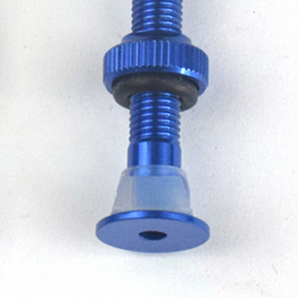 Bike Tubeless Tires Presta Valves Universal Removable Vacuum-Nozzle Blue