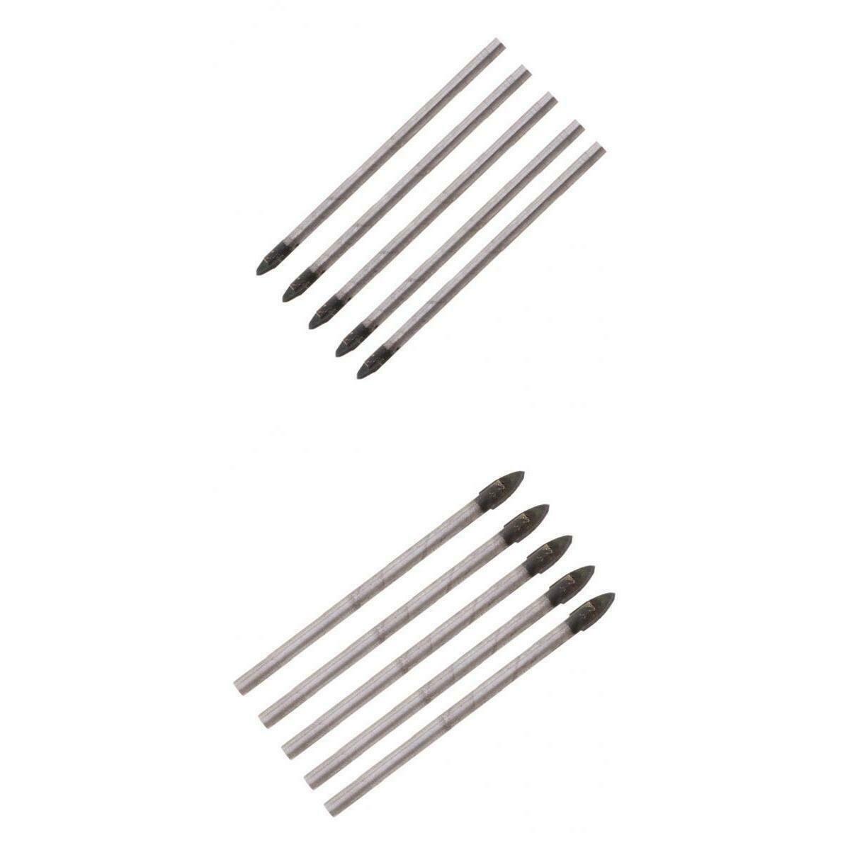 10Pcs Triangular Head Carbide Wall Ceramic Tile Marble Glass Drill Bit Set Glass
