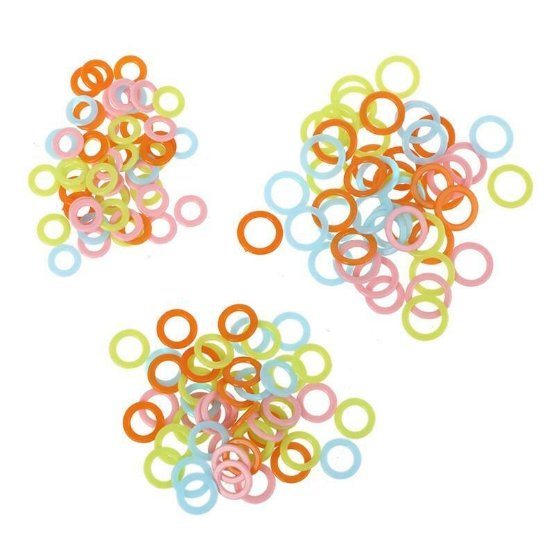150pcs Round Knit Knitting Marking Circles Rings Marker Crochet Stitch DIY Craft